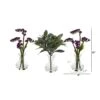 10” Baby Breath And Olive Arrangement In Vase (Set Of 3)