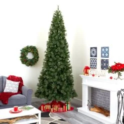10' Cashmere Slim Artificial Christmas Tree With 750 Warm White Lights And 1908 Bendable Branches 17 10' Cashmere Slim Artificial Christmas Tree With 750 Warm White Lights And 1908 Bendable Branches -Artificial Trees Store artificial 10 cashmere slim artificial christmas tree with 750 warm white lights and 1908 bendable branches nearly natural 203960