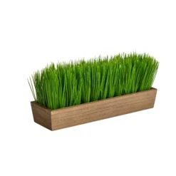 12” Grass Artificial Plant In Decorative Planter -Artificial Trees Store artificial 12 grass artificial plant in decorative planter nearly natural 655254