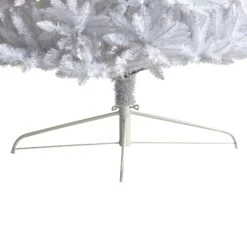 12’ Slim White Artificial Christmas Tree With 3235 Bendable Branches -Artificial Trees Store artificial 12 slim white artificial christmas tree with 3235 bendable branches christmas tree nearly natural 536875