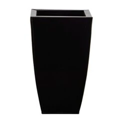 13” Tapered Square Metal Planter