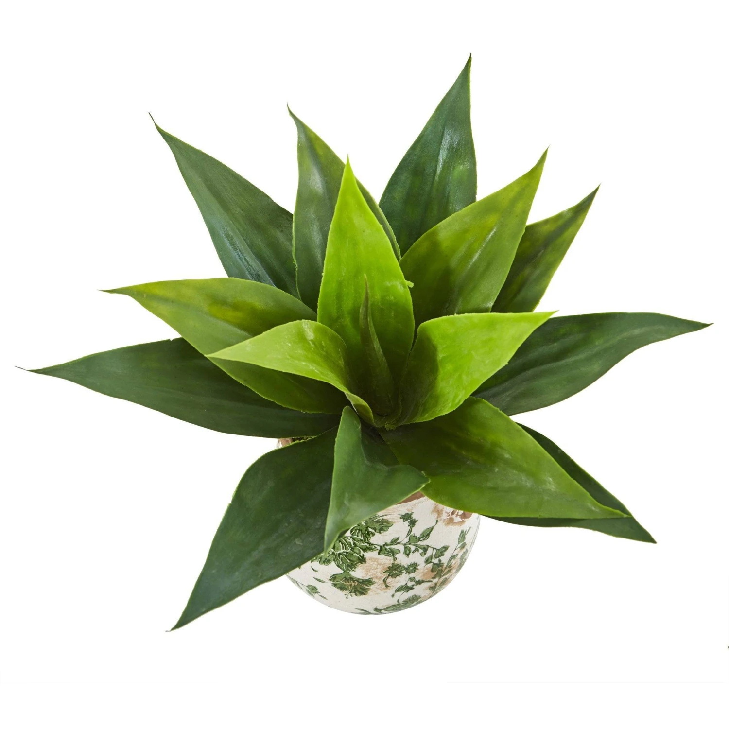 14” Agave Succulent Artificial Plant In Decorative Vase 2 14” Agave Succulent Artificial Plant In Decorative Vase - Image 2
