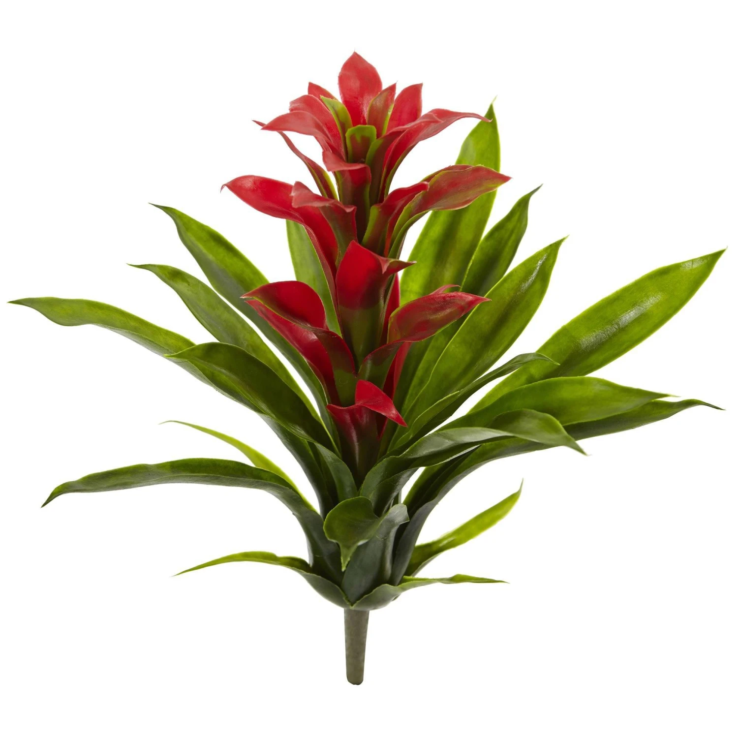15” Artificial Bromeliad Flower (Set Of 4) 4 15” Artificial Bromeliad Flower (Set Of 4) - Image 4