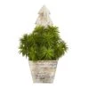15” Succulent Artificial Plant In Christmas Tree Planter