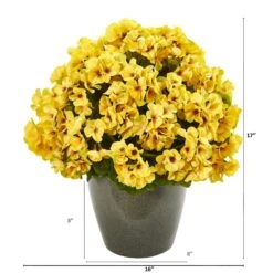 17” Geranium Artificial Plant UV Resistant (Indoor/Outdoor) 11 17” Geranium Artificial Plant UV Resistant (Indoor/Outdoor) -Artificial Trees Store artificial 17 geranium artificial plant uv resistant indooroutdoor nearly natural 990484