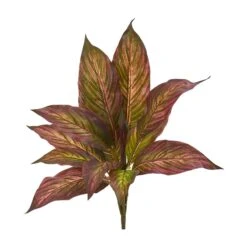 17” Musa Leaf Bush Artificial Plant (Set Of 12)