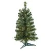 2’ Green Artificial Christmas Tree With 35 LED Lights And 72 Bendable Braches