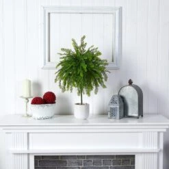 2' Northern Californian Cedar Canopy Artificial Tree In Decorative Planter 7 2' Northern Californian Cedar Canopy Artificial Tree In Decorative Planter -Artificial Trees Store artificial 2 northern californian cedar canopy artificial tree in decorative planter nearly natural 329619