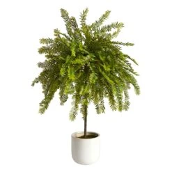 2' Northern Californian Cedar Canopy Artificial Tree In Decorative Planter