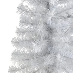 2’ White Artificial Christmas Tree With 35 LED Lights And 72 Bendable Branches 9 2’ White Artificial Christmas Tree With 35 LED Lights And 72 Bendable Branches -Artificial Trees Store artificial 2 white artificial christmas tree with 35 led lights and 72 bendable branches nearly natural 468773