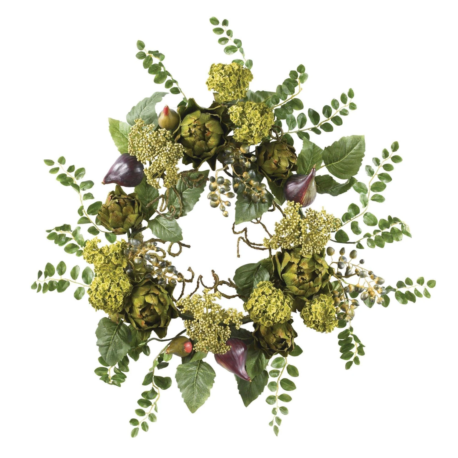 20" Artichoke Floral Wreath" 1 20" Artichoke Floral Wreath"