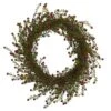 20” Boxwood And Berries Artificial Wreath