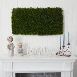 20” Mini Pordocarpus Artificial Wall Mat (Indoor/Outdoor) (Set Of 2) -Artificial Trees Store artificial 20 mini pordocarpus artificial wall mat indooroutdoor set of 2 nearly natural 653178