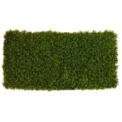 20” Mini Pordocarpus Artificial Wall Mat (Indoor/Outdoor) (Set Of 2) -Artificial Trees Store artificial 20 mini pordocarpus artificial wall mat indooroutdoor set of 2 nearly natural 845003