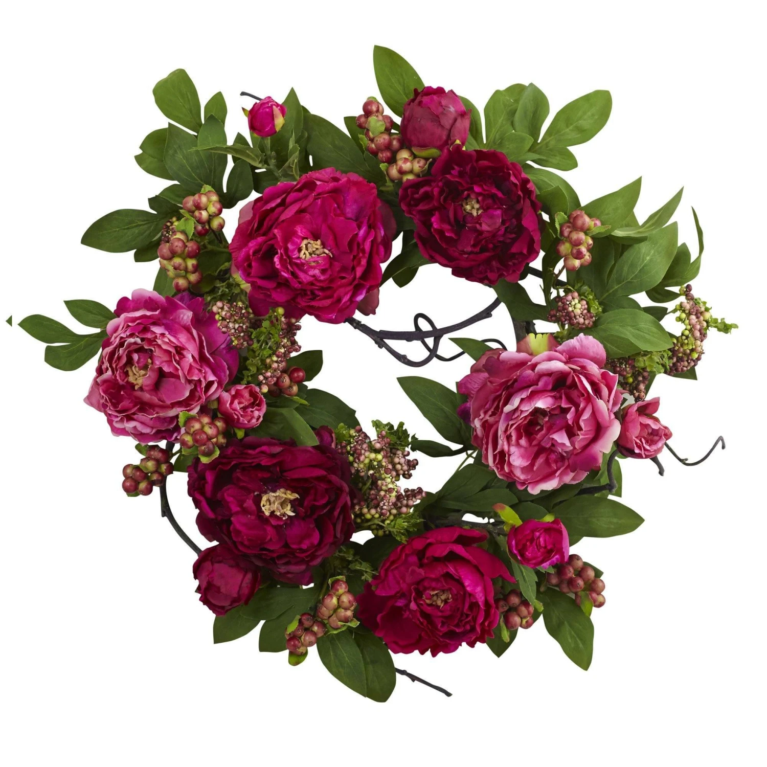 20'' Peony & Berry Wreath 1 20'' Peony & Berry Wreath