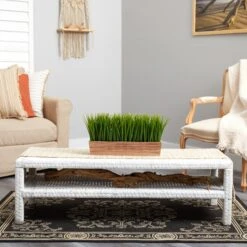 20” Vanilla Grass Artificial Plant In Decorative Planter -Artificial Trees Store artificial 20 vanilla grass artificial plant in decorative planter nearly natural 908143