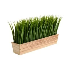 20” Vanilla Grass Artificial Plant In Decorative Planter -Artificial Trees Store artificial 20 vanilla grass artificial plant in decorative planter nearly natural 911515