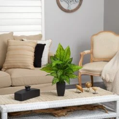 21” Dieffenbachia Artificial Plant In Black Planter 7 21” Dieffenbachia Artificial Plant In Black Planter -Artificial Trees Store artificial 21 dieffenbachia artificial plant in black planter nearly natural 455991