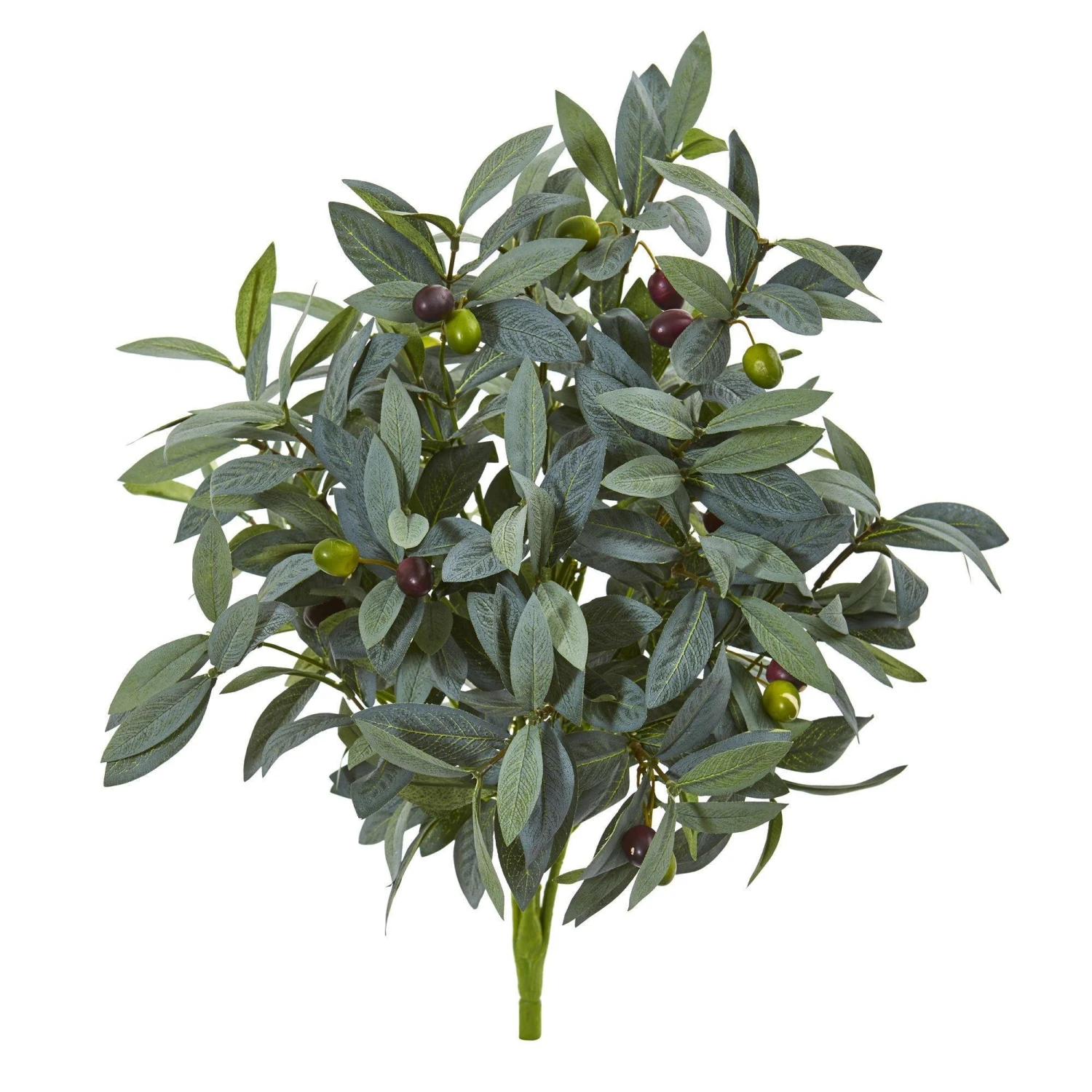 21” Olive Bush With Berries Artificial Plant (Set Of 3) 1 21” Olive Bush With Berries Artificial Plant (Set Of 3)