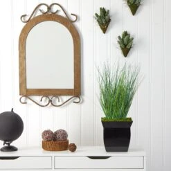 21” Onion Grass Artificial Plant In Black Metal Planter 5 21” Onion Grass Artificial Plant In Black Metal Planter -Artificial Trees Store artificial 21 onion grass artificial plant in black metal planter nearly natural 466206