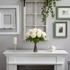 22” Artificial Peony Arrangement With Cylinder Glass Vase -Artificial Trees Store artificial 22 artificial peony arrangement with cylinder glass vase arrangement nearly natural 851335