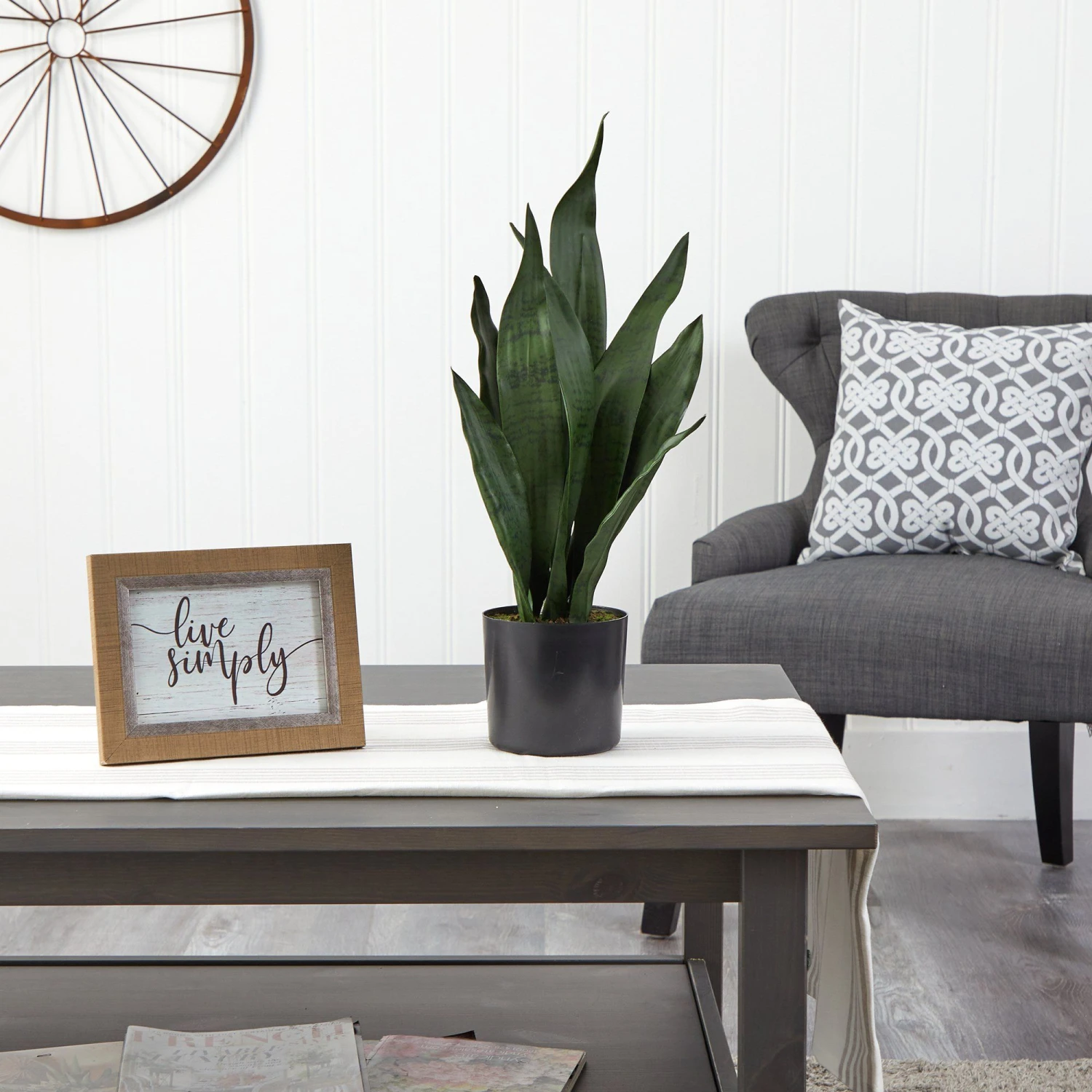 22” Sansevieria Artificial Plant 3 22” Sansevieria Artificial Plant - Image 3