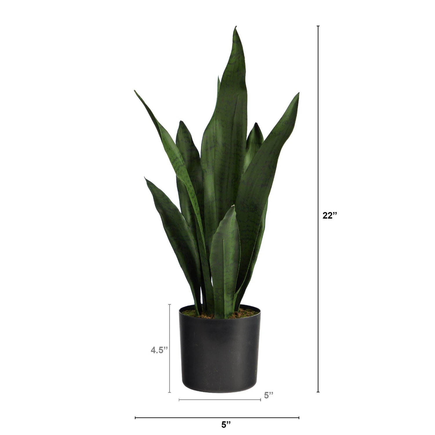 22” Sansevieria Artificial Plant 2 22” Sansevieria Artificial Plant - Image 2
