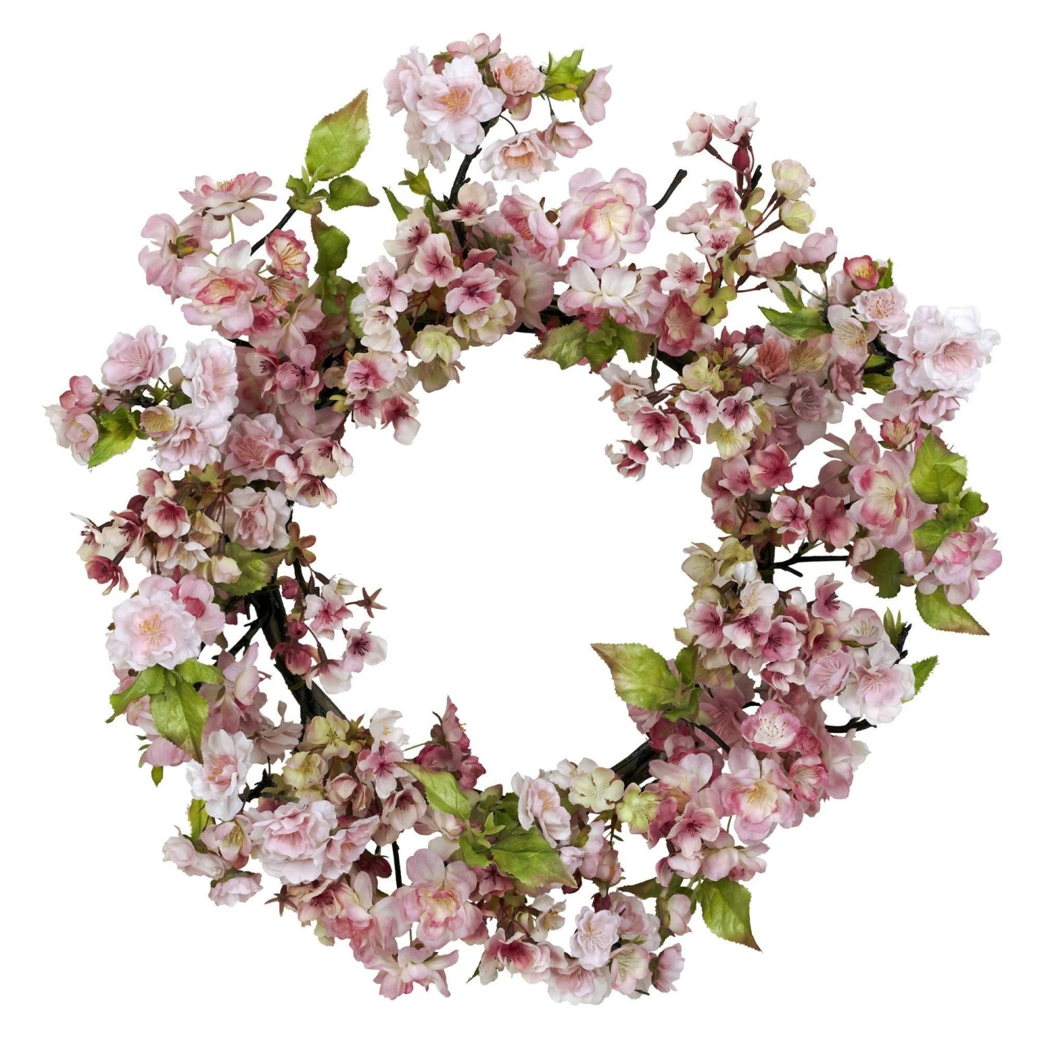 24" Cherry Blossom Wreath" 1 24" Cherry Blossom Wreath"