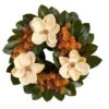 24” Magnolia Artificial Wreath