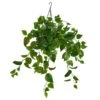 2.5’ Philodendron Artificial Plant In Hanging Basket