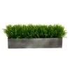 25” Wild Grass Artificial Plant In Metal Planter