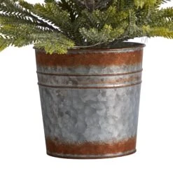 26” Pine “Natural Look” Artificial Christmas Tree With 35 Warm White Lights In Rustic Metal Planter 13 26” Pine “Natural Look” Artificial Christmas Tree With 35 Warm White Lights In Rustic Metal Planter -Artificial Trees Store artificial 26 pine natural look artificial christmas tree with 35 warm white lights in rustic metal planter nearly natural 804176