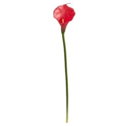 28” Calla Lily Artificial Flower (Set Of 12) -Artificial Trees Store artificial 28 calla lily artificial flower set of 12 nearly natural red 437245