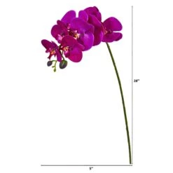 28” Orchid Phalaenopsis Artificial Flower Stem (Set Of 6) -Artificial Trees Store artificial 28 orchid phalaenopsis artificial flower stem set of 6 nearly natural 405771