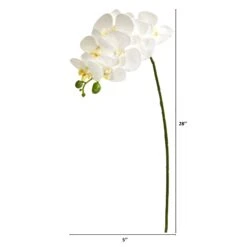 28” Orchid Phalaenopsis Artificial Flower Stem (Set Of 6) -Artificial Trees Store artificial 28 orchid phalaenopsis artificial flower stem set of 6 nearly natural 745950