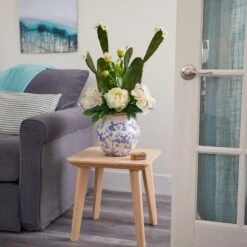 29” Cymbidium Orchid, Peony And Cactus Succulent Artificial Arrangement In Vintage Floral Vase 5 29” Cymbidium Orchid, Peony And Cactus Succulent Artificial Arrangement In Vintage Floral Vase -Artificial Trees Store artificial 29 cymbidium orchid peony and cactus succulent artificial arrangement in vintage floral vase nearly natural 268066