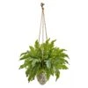 29” Fern Artificial Plant In Hanging Vase