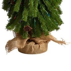 3’ Artificial Christmas Tree With Pinecones And 50 Multicolored Lights Set In A Burlap Base 13 3’ Artificial Christmas Tree With Pinecones And 50 Multicolored Lights Set In A Burlap Base -Artificial Trees Store artificial 3 artificial christmas tree with pinecones and 50 multicolored lights set in a burlap base nearly natural 680779