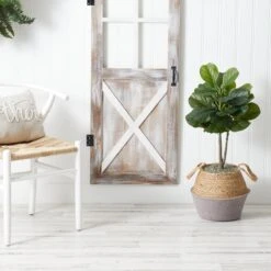 3' Artificial Fiddle Leaf Fig Tree With Handmade Cotton & Jute Woven Basket DIY Kit 28 3' Artificial Fiddle Leaf Fig Tree With Handmade Cotton & Jute Woven Basket DIY Kit -Artificial Trees Store artificial 3 artificial fiddle leaf fig tree with handmade cotton jute woven basket diy kit nearly natural 968335