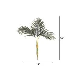 3’ Artificial Golden Cane Palm Tree Without Pot -Artificial Trees Store artificial 3 artificial golden cane palm tree without pot tree nearly natural 339551