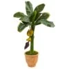 3’ Banana Artificial Tree In Terracotta Planter