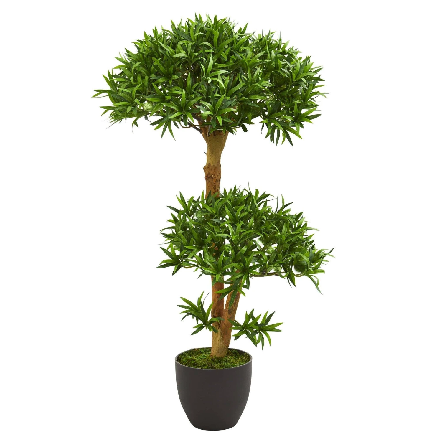 3’ Bonsai Styled Podocarpus Artificial Tree 1 3’ Bonsai Styled Podocarpus Artificial Tree