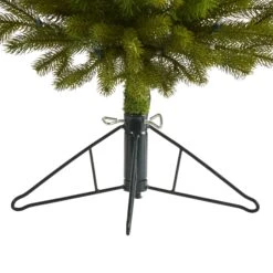 3' Cambridge Spruce Flat Back Artificial Christmas Tree With 50 Warm White (Multifunction) LED Lights And 113 Bendable Branches -Artificial Trees Store artificial 3 cambridge spruce flat back artificial christmas tree with 50 warm white multifunction led light nearly natural 989248