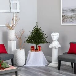 3’ Colorado Mountain Pine Artificial Christmas Tree With 50 Lights. 171 Branches And Pine Cones -Artificial Trees Store artificial 3 colorado mountain pine artificial christmas tree with 50 lights 171 branches and pine cones nearly natural 496431