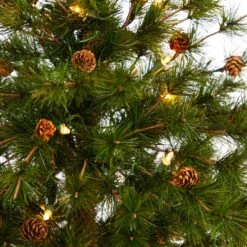 3’ Colorado Mountain Pine Artificial Christmas Tree With 50 Lights. 171 Branches And Pine Cones -Artificial Trees Store artificial 3 colorado mountain pine artificial christmas tree with 50 lights 171 branches and pine cones nearly natural 716992