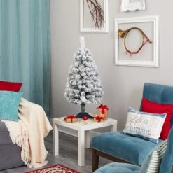 3' Flocked Rock Springs Spruce Artificial Christmas Tree 10 3' Flocked Rock Springs Spruce Artificial Christmas Tree -Artificial Trees Store artificial 3 flocked rock springs spruce artificial christmas tree nearly natural 976227