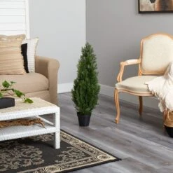3’ Mini Cedar Pine Tree (Indoor/Outdoor) -Artificial Trees Store artificial 3 mini cedar pine tree indooroutdoor nearly natural 536793