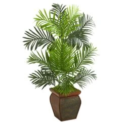 3’ Paradise Palm Artificial Tree In Decorative Planter