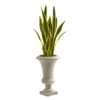 3’ Sansevieria Artificial Plant In Urn