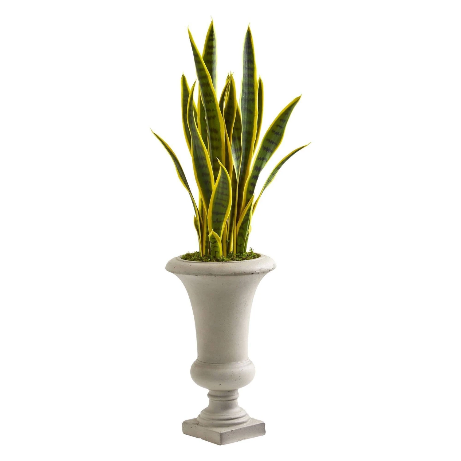 3’ Sansevieria Artificial Plant In Urn 1 3’ Sansevieria Artificial Plant In Urn